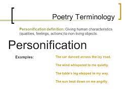 Basic Grades 3 5 Check Out This Link To Find More Examples Of Personificaiton Poetry Terminology Personification Examples Personification