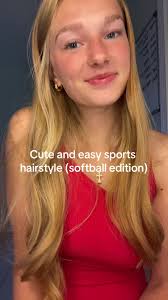 Good Softball Hairstyles with No Rubber Hair Ties