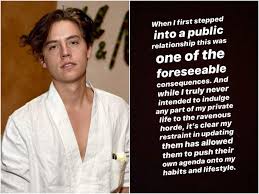 Maybe you would like to learn more about one of these? Cole Sprouse Slams Fanatics Who Sent Death Threats Amid Cheating Rumor