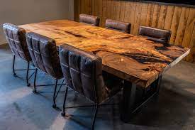 Solid wooden walnut table, handmade stump dining table, natural tree walnut table, rustic handmade table, farmhouse solid wood mid table buonowood. Kauri Tables Unik Living Custom Live Edge Tables