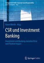 Nyu includes new york university, nyu, and leonard n. Csr Und Investment Banking Investment Und Banking Zwischen Krise Und Positive Impact Karen Wendt Springer