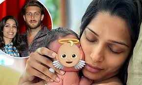 Freida Pinto welcomes first child, a baby boy named Rumi-Ray,
