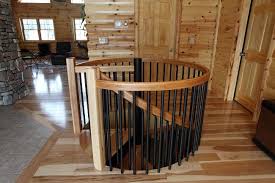 This Classic Steel Circular Well Opening Adds Safety And Style To Your Open Floor Plan Spiral Staircase Kits Staircase Design Spiral Staircase