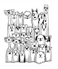 Maybe you would like to learn more about one of these? Hand Drawn Doodle Funny Dogs Set Dog Print Art Cute Doodle Art Dog Drawing