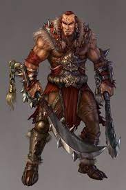 Barbarian By Zero Position Art On Deviantart Barbarian Warrior Character Portraits