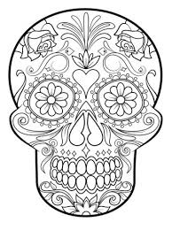 Color, or the act of changing the color of an object. Skull Coloring Pages