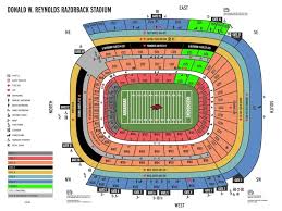 Stylish Razorback Stadium Seating Chart In 2020 Seating Charts Stadium Chart