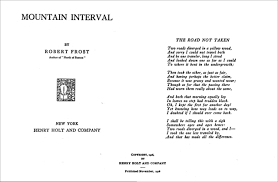 Water, war & peace, courage, devils. List Of Poems By Robert Frost Wikiwand