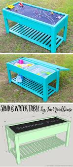 How To Make A Sand And Water Table Woodworking For Kids Sand And Water Table Water Table