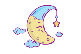 Vector drawing of crescent moon and star. Sleepy Moon With Star Dangle Svg Cut File By Creative Fabrica Crafts Creative Fabrica
