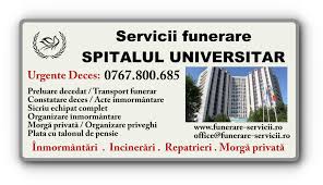 Contact si informatii pentru internari. Telefon MorgÄ Spitalul Universitar BucureÈti Servicii Funerare Bucuresti