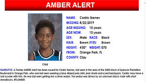 Issued at 02:07 saturday 29 august 2020. Boy Missing From Clay County Found Amber Alert Canceled