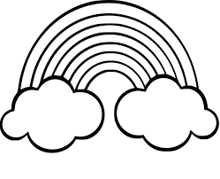 Coloriage à imprimer de fille ado. Coloriage Arc En Ciel A Imprimer