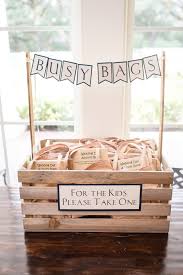 Such A Cute Wedding Idea For Your Guests Who Are Children Busy Bags Will Keep Them Busy D In 2020 Wedding Reception Favors Creative Wedding Favors Wedding With Kids