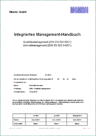 Auf muster vorlage ch finden sie eine wochenplan vorlage im word und excel format zum gratis download organisieren und wochenplan vorlage wochen planer planer die vorlage steht kostenlos zum download bereit. Integriertes Managementhandbuch Imh Als Muster Vorlage Bzw Word Vorlage Qualitatsmanagement Din Iso 9001 Und Umweltmanagement 14001 Qmt Ingenieurburo
