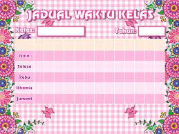 Anda boleh menjadi wakil kami di negara anda! Jadual Waktu Kelas Carta Organisasi Tugasan Pink Koleksi Grafik Untuk Guru
