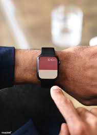Download Premium Psd Of Man Wearing A Smartwatch Mockup 1208668 Smart Watch Smartwatch Women Design Mockup Free