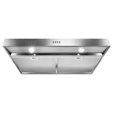 Whirlpool 36 In Ductless Under Cabinet Range Hood With Led Light In Stainless Steel With Full Width Grease Filters Wvu37uc6fs The Home Depot In 2020 Range Hood Led Lights Led Task Light