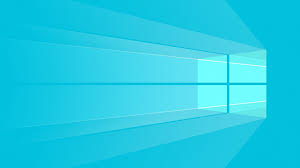 Windows 10 Microsoft Windows Cyan Window Cyan Background 1080p Wallpaper Hdwallpaper Desktop In 2020 Minimalist Window Windows 10 Windows