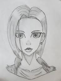 Dragon ball z drawing pictures. I Tried To Draw A Portrait Of Android 18 From Dragon Ball Z What Can I Improve On Artcrit