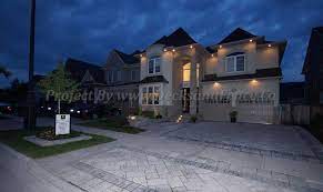 Outdoor Lighting Fixture For The 2 Story Richmondhill House Toronto Deckdesign Customdeck Landscaping Int Patio Deck Landscape Projects Pool Construction