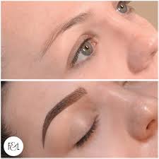Eyebrow tattooing before and after. Eyebrow Tattooing Gold Coast Eyebrow Feathering Feather Lace