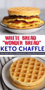 White Bread Keto Chaffle Wonder Bread Chaffle Butter Together Kitchen Keto Recipes Easy Low Carb Keto Recipes Low Carb Keto