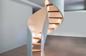 Walking backward, pull the hand truck up one stair at a time; Spiral Staircases Stairs Archello