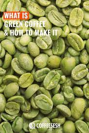 What Is Green Coffee How To Make It Via Coffeesesh What Is Green Green Coffee Green Coffee Bean