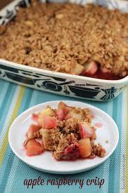 Apple Raspberry Crisp From Bon Appetit Raspberry Crisp Healthy Apple Desserts Bon Appetite Recipes