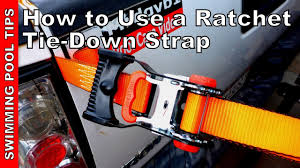 How to use ratchet straps in moving truck. How To Use A Ratchet Tie Down Strap Youtube
