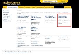 This applies to future dated click on add account under the category accounts at other banks in singapore and select maybank singapore limitedas the bank name. Cara Transfer Maybank2u