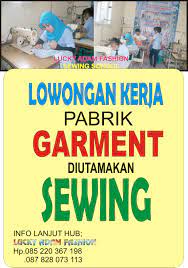 Saat tulisan ini di buat ada beberapa instansi juga yang telah bekerjasama dengan mereka. Lowongan Kerja Kursus Menjahit Pria Wanita