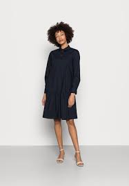 If you've ever had the blues or been so angry you saw red, then you're familiar with the powerful ways in which color can describe intangible ideas and emotions. Marc O Polo Dress Flared Style Shirt Dress Night Sky Blue Zalando De
