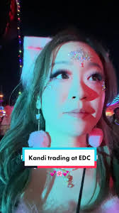 wish i traded more but i am a shy and anxious bean 🫠 #kandi #edc #edc2023  #edclv #vegas #trading