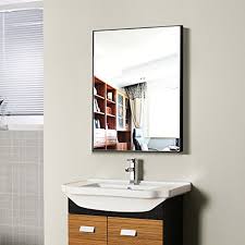Explore the biggest selection of rectangle mirrors at the best prices from at home. Large Rectangular Bathroom Mirror Wall Mounted Wooden Frame Vanity Mirror Black 38 Rectangular Bathroom Mirror Vintage Bathroom Mirrors Mirror Wall Bathroom