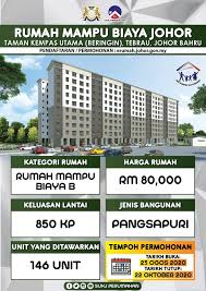 Pembinaan rumah mampu milik atau rumah mampu biaya johor (rmbj) masa kini amat diperlukan bagi membantu mereka yang sukar untuk membeli rumah mampu milik johor atau rmmj adalah dibawah kerajaan negeri johor. Makmur Johor Infomakmurjohor Makluman Berikut Facebook