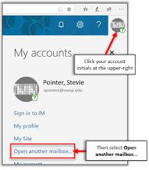 Choose your account name and also fill in a very secure password; Add View An Additional Exchange Account In Outlook Owa Information Technology Uwsp