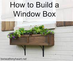 If you're looking for the it's essential to make 6 drainage holes in the bottom of your window box to allow water to properly drain. How To Build A Window Box Beneath My Heart
