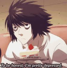Death Note L Gifs Tenor The manga series death note features an extensive cast of fictional characters designed by takeshi obata with their storylines created by tsugumi ohba.