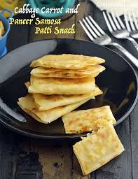 5 recipes for fermented carrot sticks. Cabbage Carrot And Paneer Samosa Patti Snack Recipe Quick Snacks Recipes Indian
