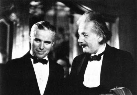 Charles Chaplin y Albert Einstein, diálogo entre genios.