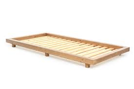 Here are our favorite low profile platform beds on the the steel framed arnav platform bed 2000 by zinus features wooden slats that provide strong support for your memory foam, latex, or spring mattress. Low Platform Bed Elm Finish Single Size Futon Company