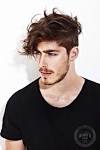 Medium Length Long Wavy Hair Men