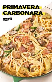 Primavera Carbonara Recette Recette Recette Pate Et Repas