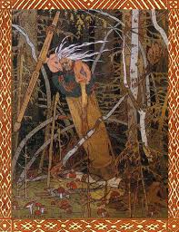 Vasilisa The Beautiful And Baba Yaga Illustrated By Ivan Bilibin Baba Yaga Illustration For The Fairy Tale Vasilisa The Beautiful 1900 Ivan Bilibin Ivan Bilibin Fairytale Illustration Fairytale Art