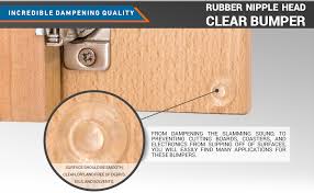 Cabinet doors & drawer fronts if you want to change the look of your kitchen but dread the idea of a major renovation, just replace the cabinet doors and drawer fronts! Rok Hardware Pack Of 100 Softclose Door Drawer Cabinet Bumpers Furniture Bumpers Rubber Bumpers 1 2 Diameter Clear Scb01 100 Amazon Com