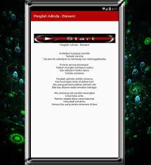 Belum ada info detil tentang single ini. Lagu Element Dan Lirik For Android Apk Download