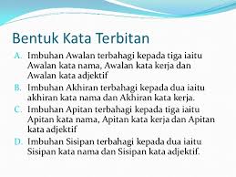 Pengertian jenis jenis ciri ciri kata kerja berdasarkan subjek kata kerja mental kata kerja tindakan beserta contohnya (lengkap). Morforlogi Pembentukan Kata