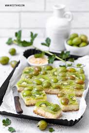 Stachelbeerkuchen Mit Kiwi Vegan Kalorienarm Glutenfrei Nicest Things Stachelbeerkuchen Rezepte Lebensmittel Essen